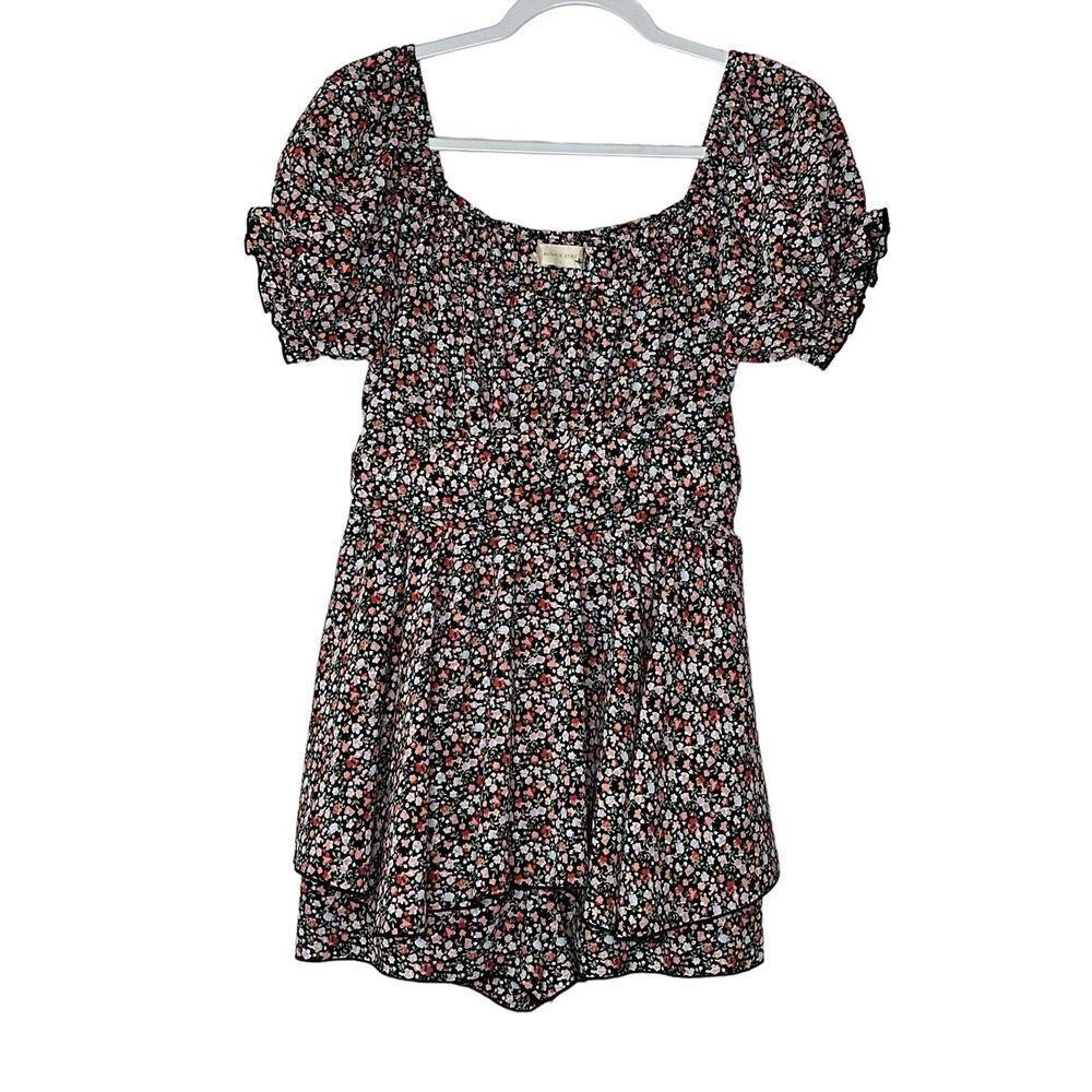 Altard State Romper Womens Large Floral Ruffle Party Summer‎